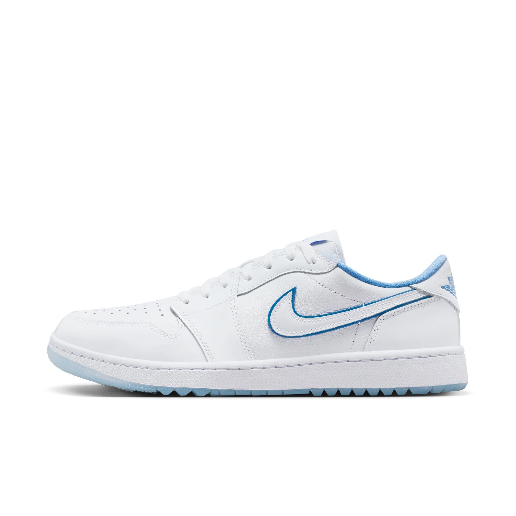 Air Jordan 1 Low G Spikeless Golf Shoe - White/Blue | JORDAN